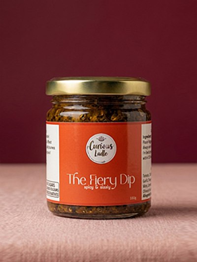 The Fiery Dip jar